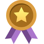 Bronze Medal SVG Icon